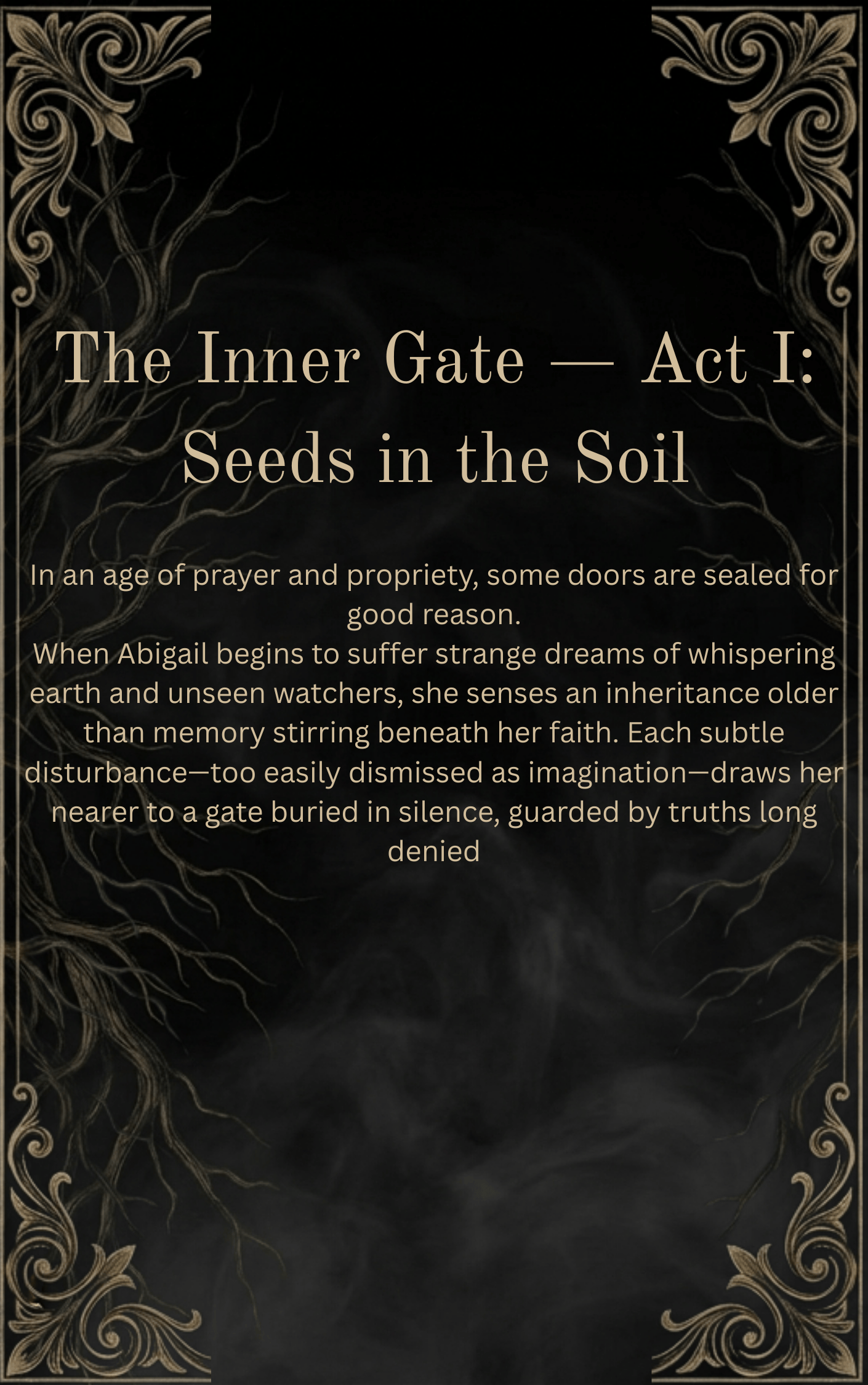 THE INNER GATE: Act I — Seeds in the Soil