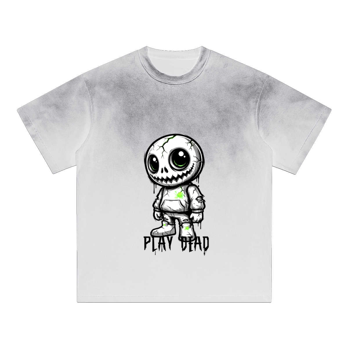 Play Dead — Unisex Washed Gradient T-Shirt | Urban Ascent Graphic Streetwear