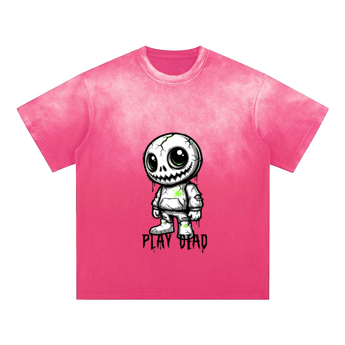 Play Dead — Unisex Washed Gradient T-Shirt | Urban Ascent Graphic Streetwear