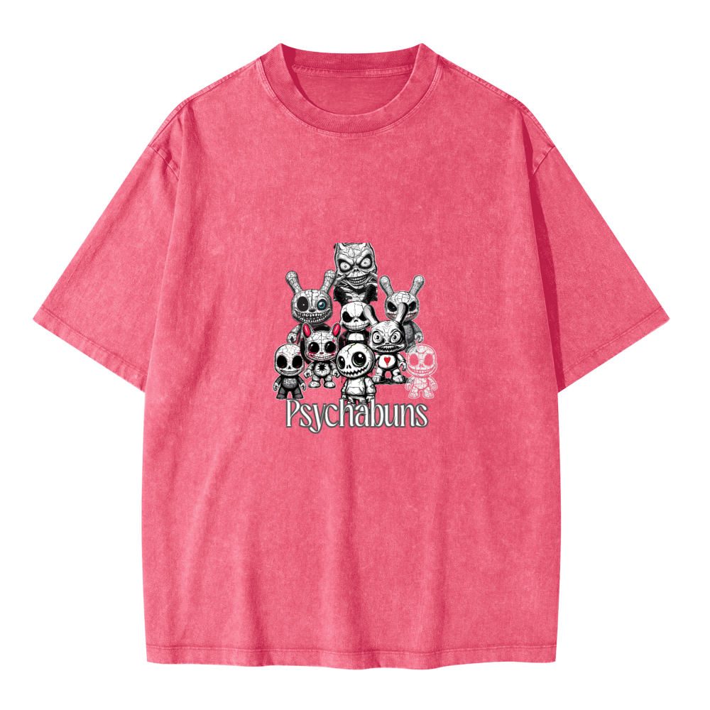 Psychabuns™ Redline T-Shirt — Deliberate Chaos Graphic Tee