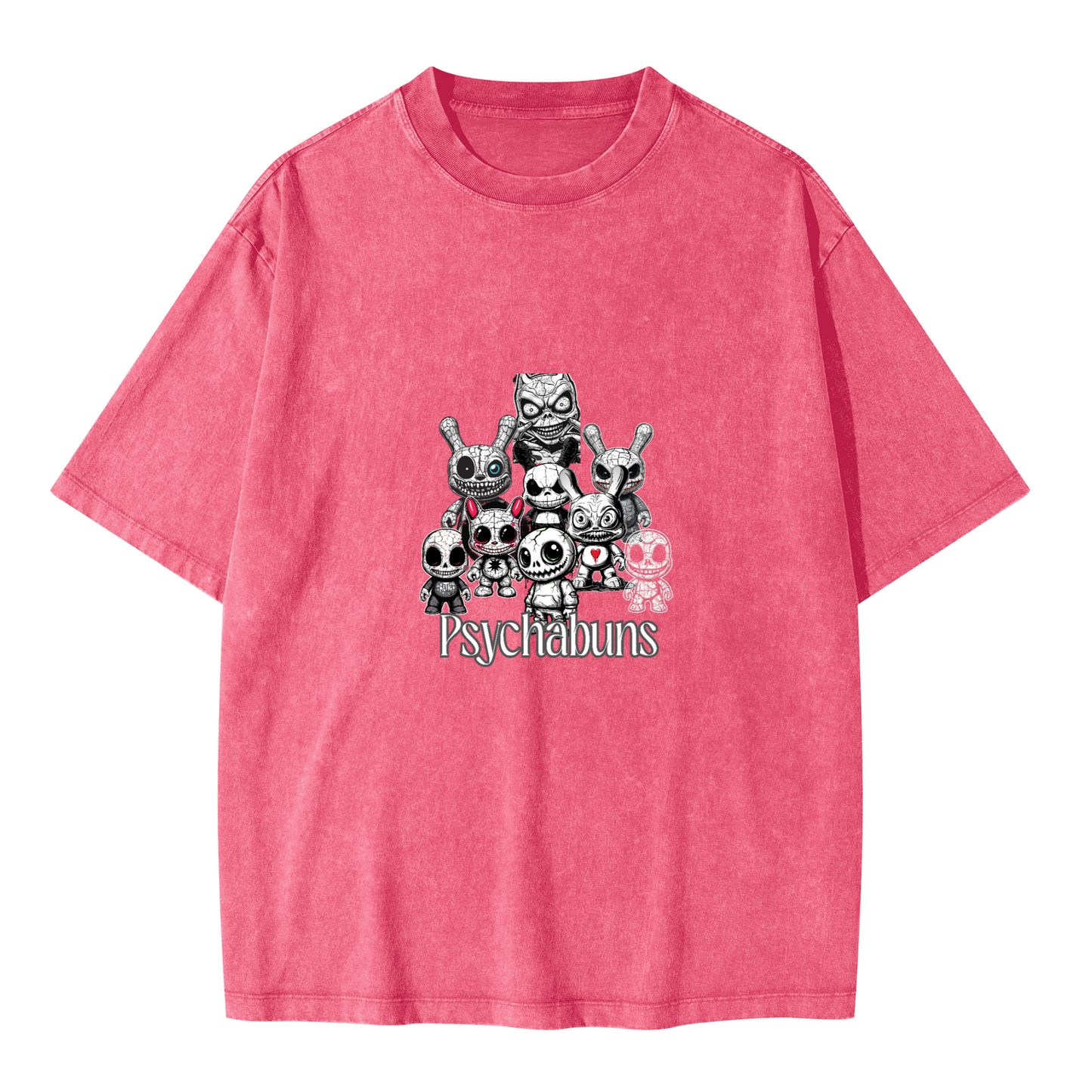 Psychabuns™ Redline T-Shirt — Deliberate Chaos Graphic Tee