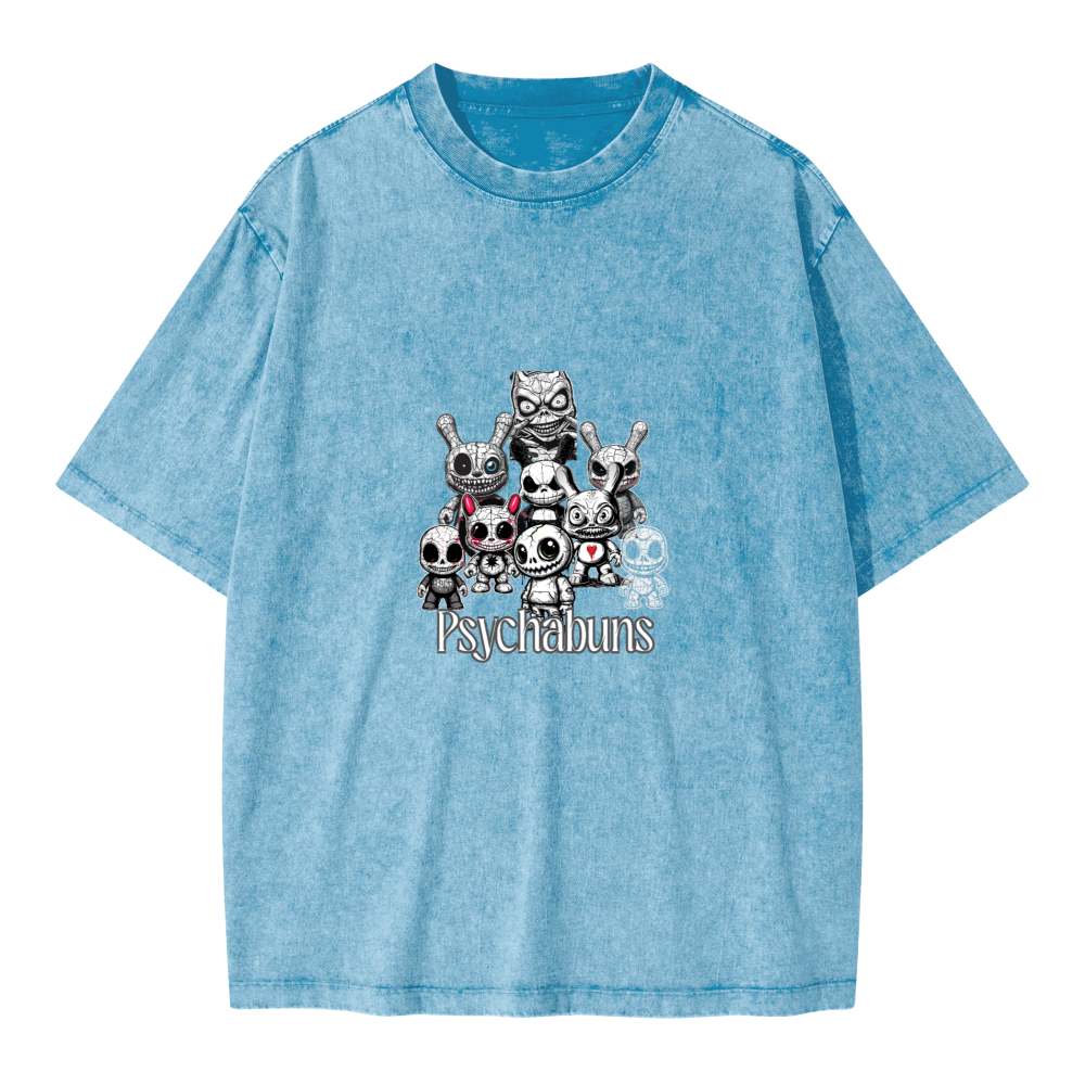 Psychabuns™ Redline T-Shirt — Deliberate Chaos Graphic Tee