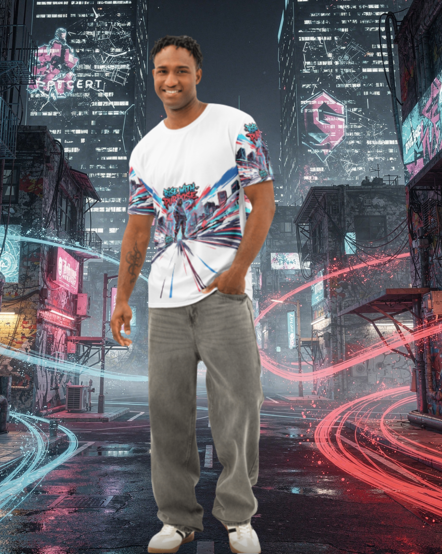 Urban Ascent — “Rise With Purpose” AOP Tee