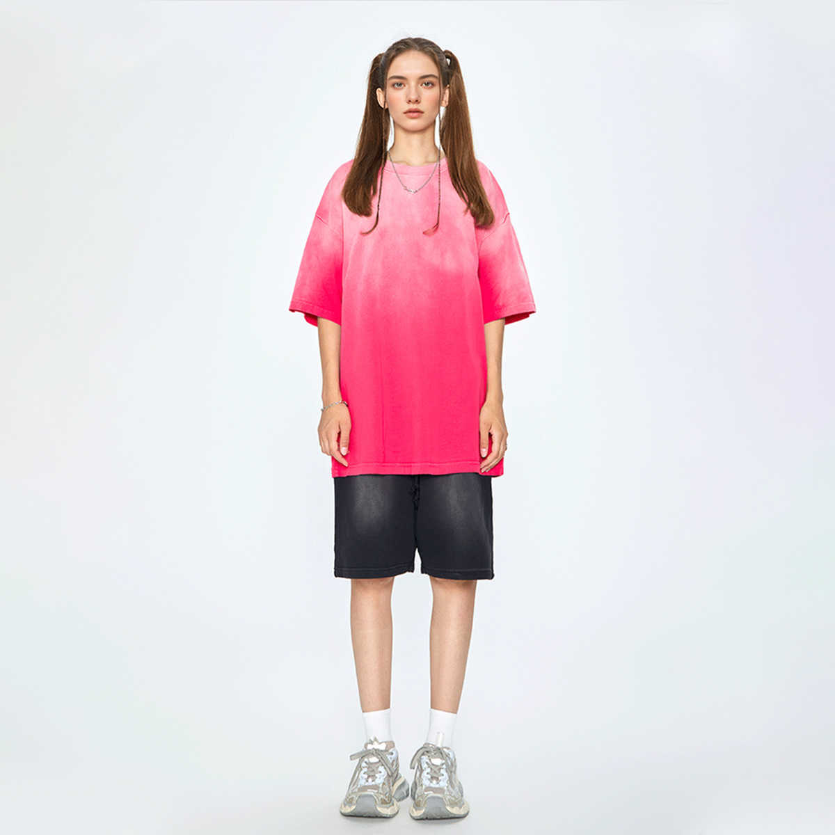 Play Dead — Unisex Washed Gradient T-Shirt | Urban Ascent Graphic Streetwear