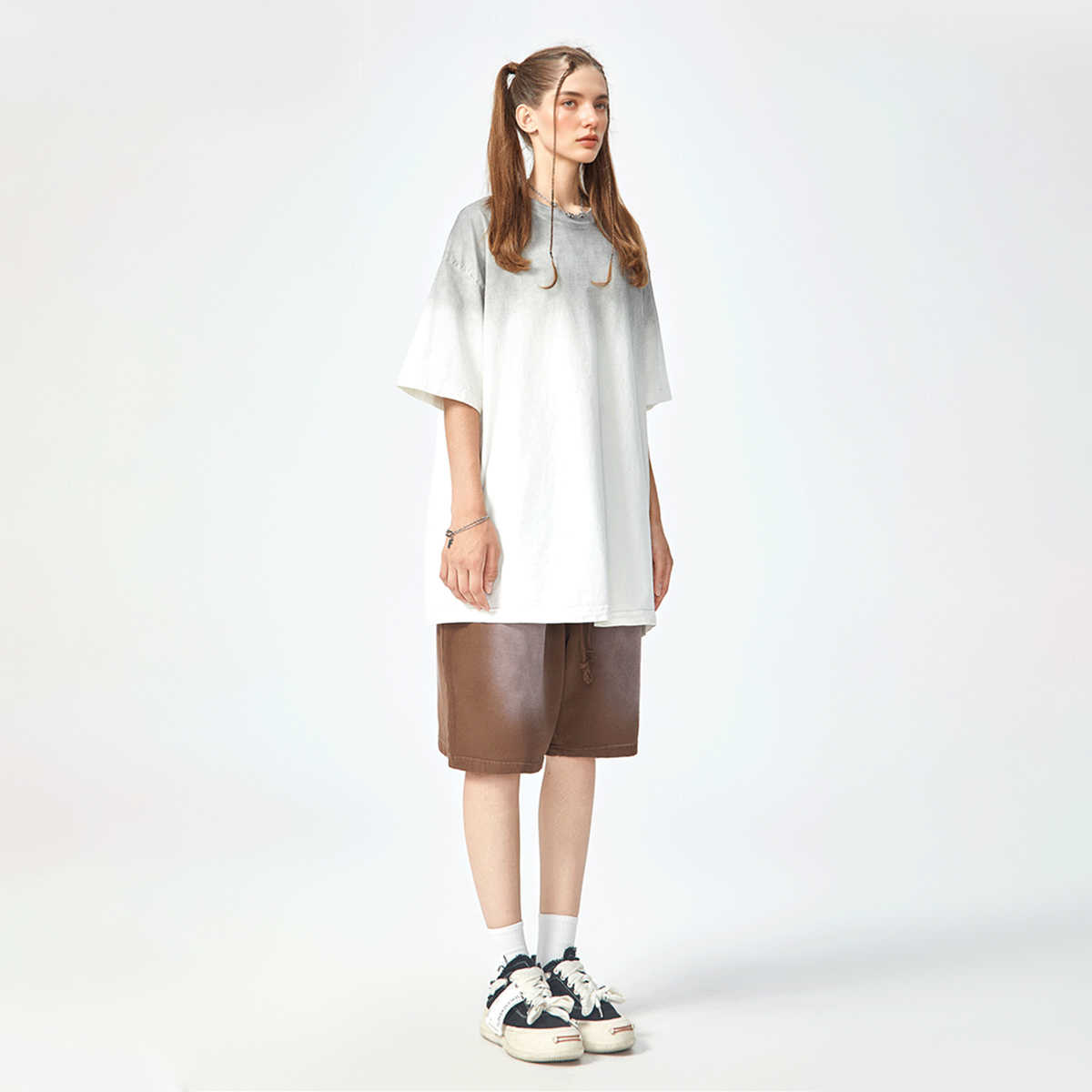 Play Dead — Unisex Washed Gradient T-Shirt | Urban Ascent Graphic Streetwear