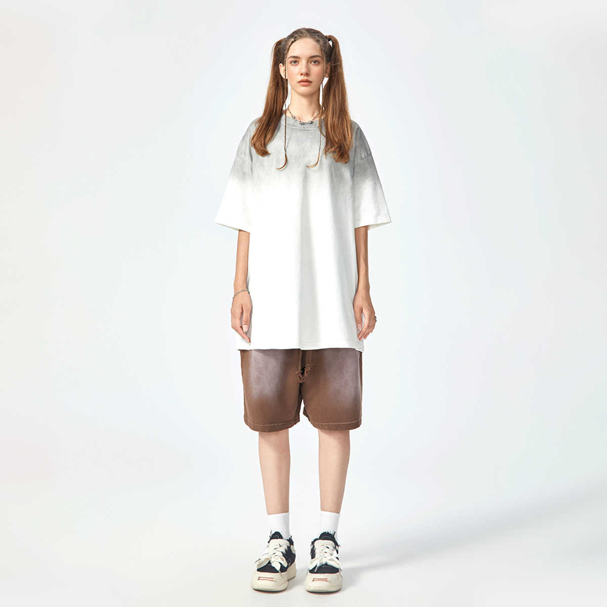 Play Dead — Unisex Washed Gradient T-Shirt | Urban Ascent Graphic Streetwear