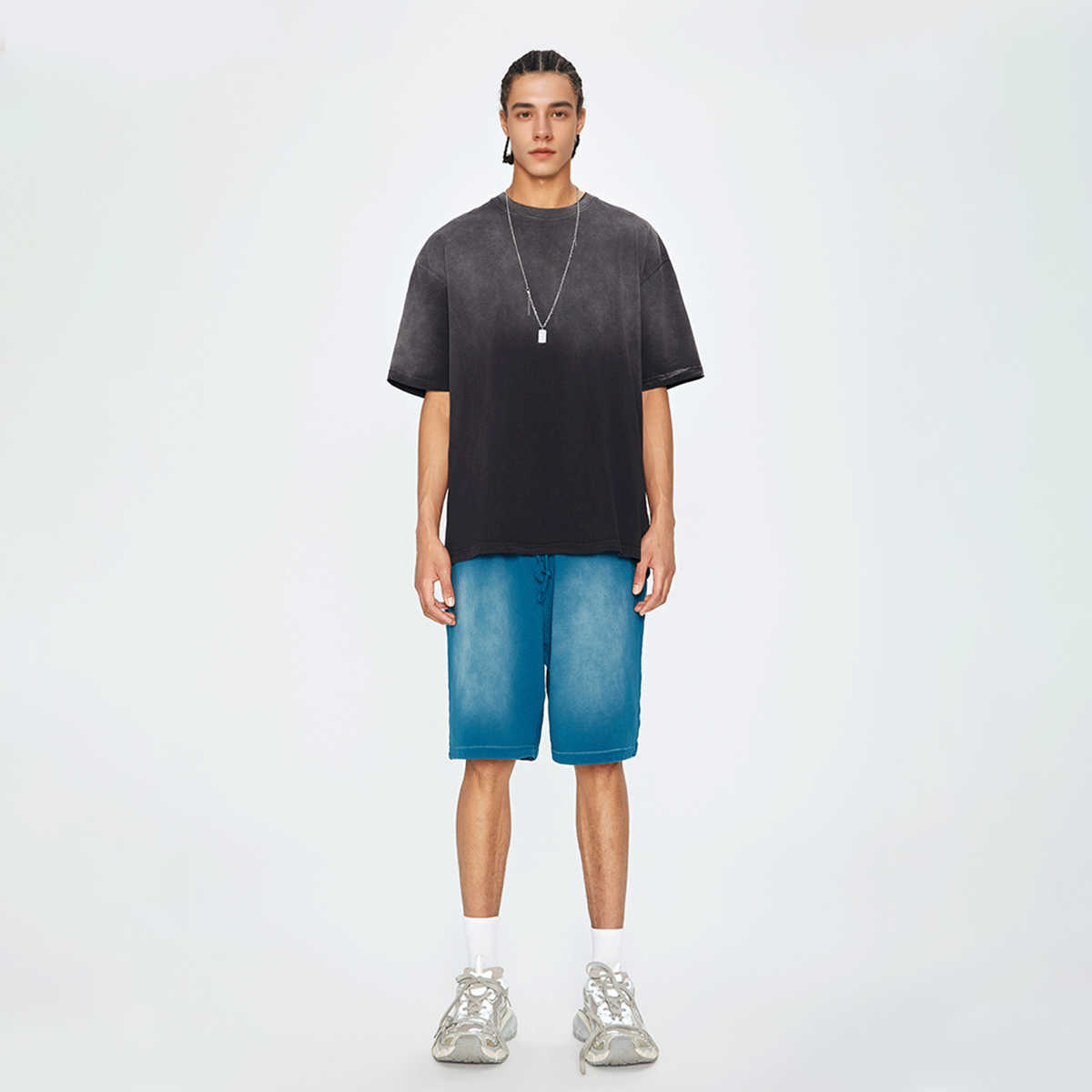 Play Dead — Unisex Washed Gradient T-Shirt | Urban Ascent Graphic Streetwear