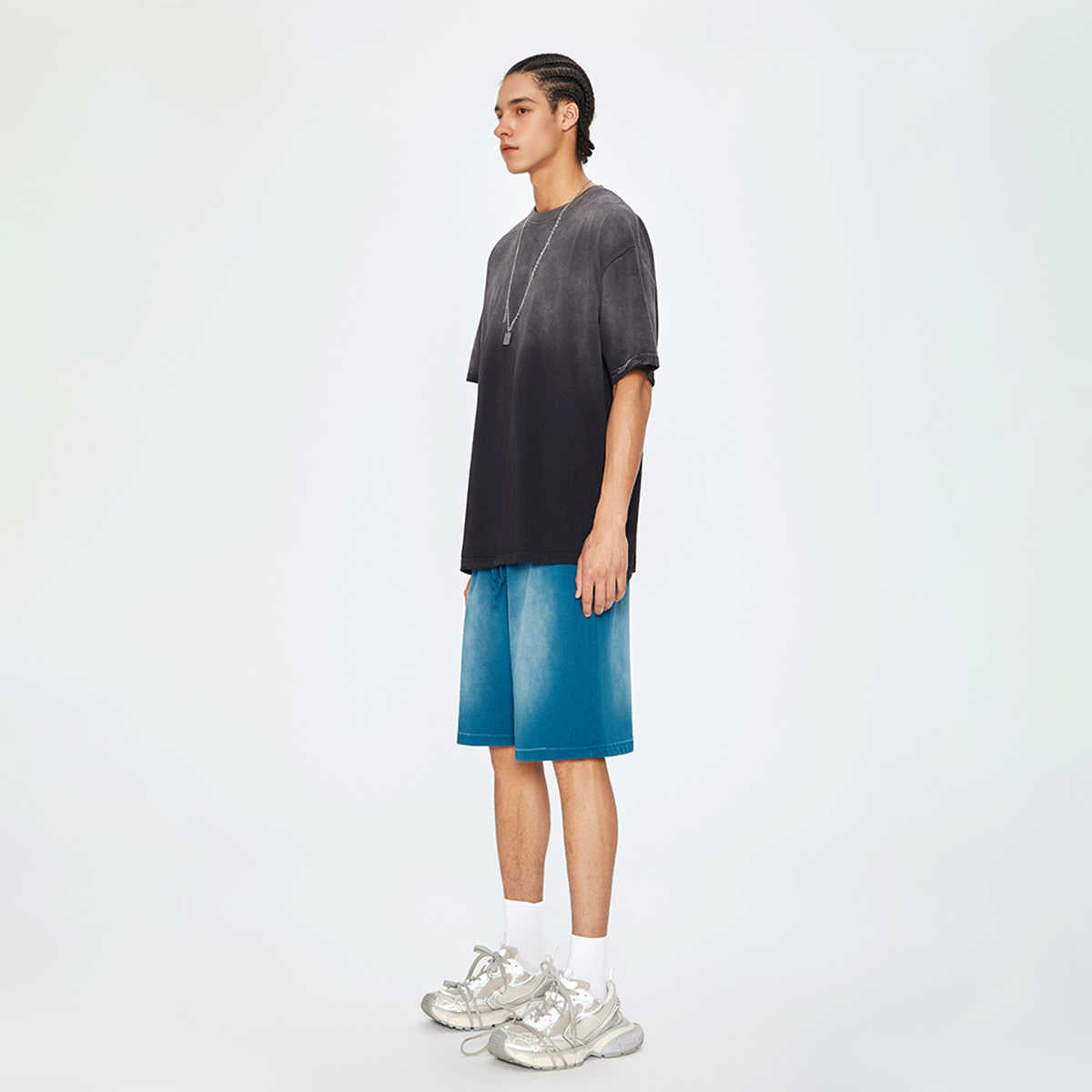 Play Dead — Unisex Washed Gradient T-Shirt | Urban Ascent Graphic Streetwear