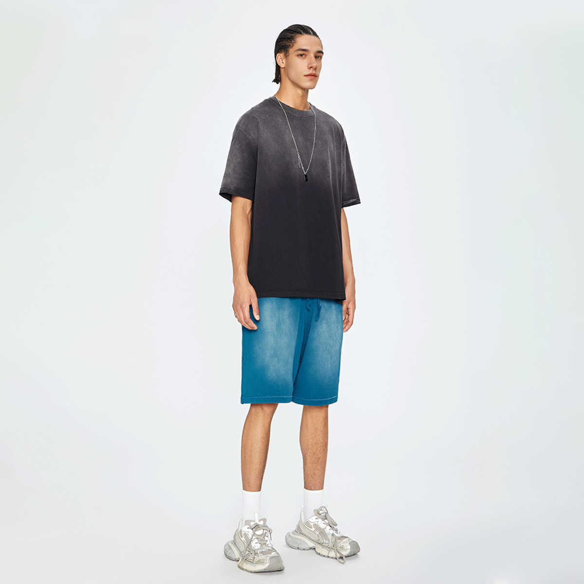 Play Dead — Unisex Washed Gradient T-Shirt | Urban Ascent Graphic Streetwear