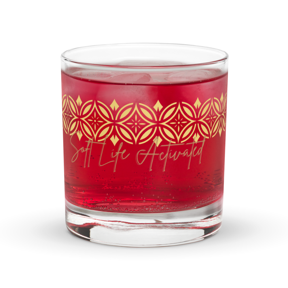 UV Printed Rocks Glass | Funny, Motivational & Relaxation Whiskey Glass