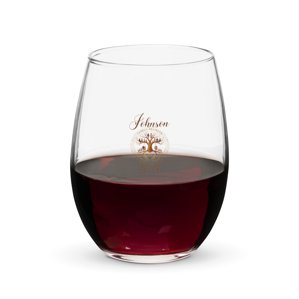 Family Reunion Stemless Wine Glass Keepsake |  Family Gatherings & Milestones